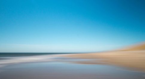 sylt kommende flut am strand