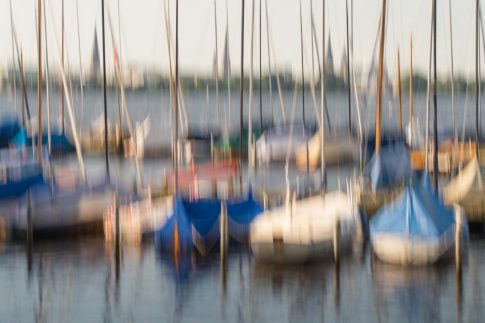 hamburg segelboote auf der alster